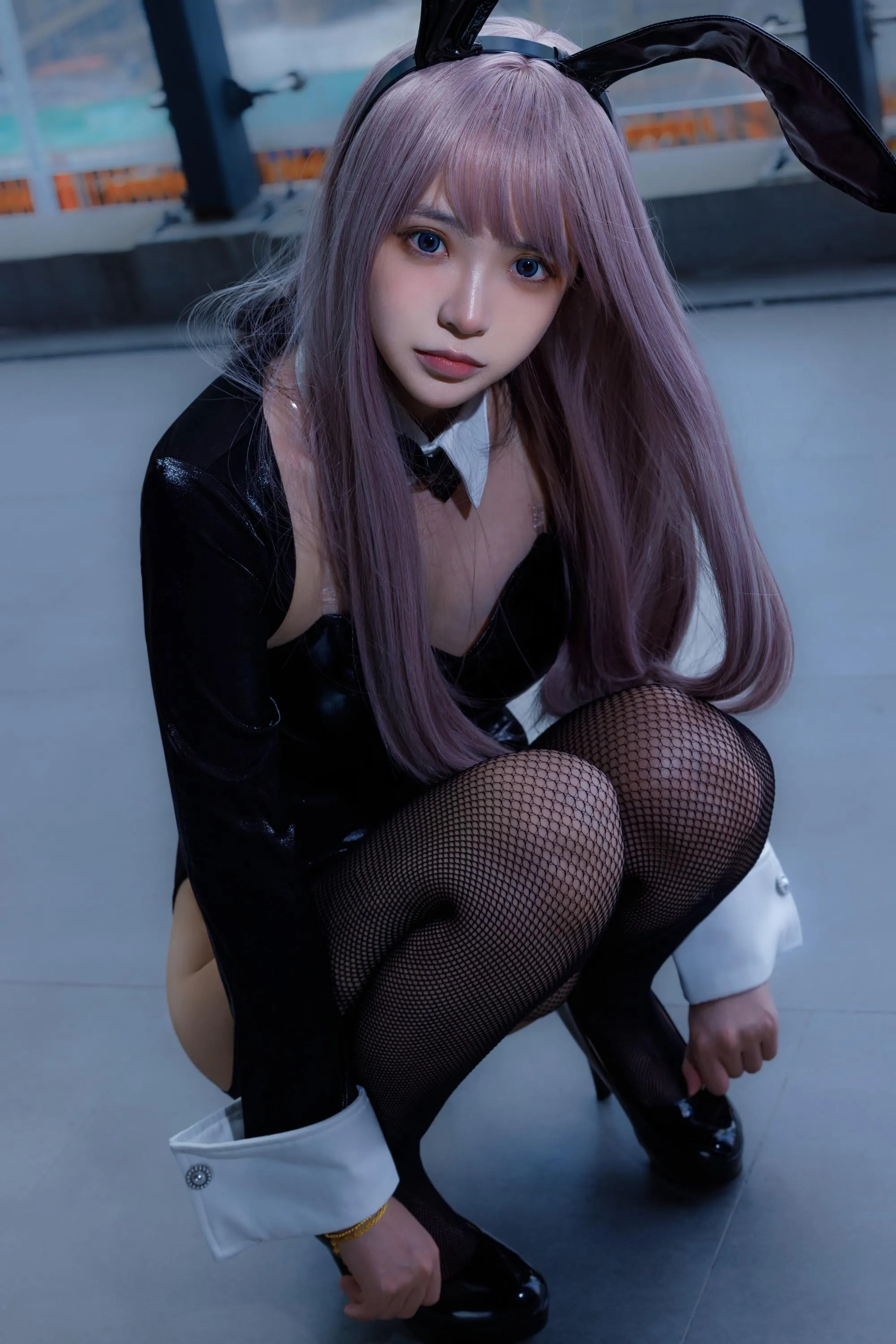 疯猫ss – NO.127 紫发礼服兔 [42P]插图1